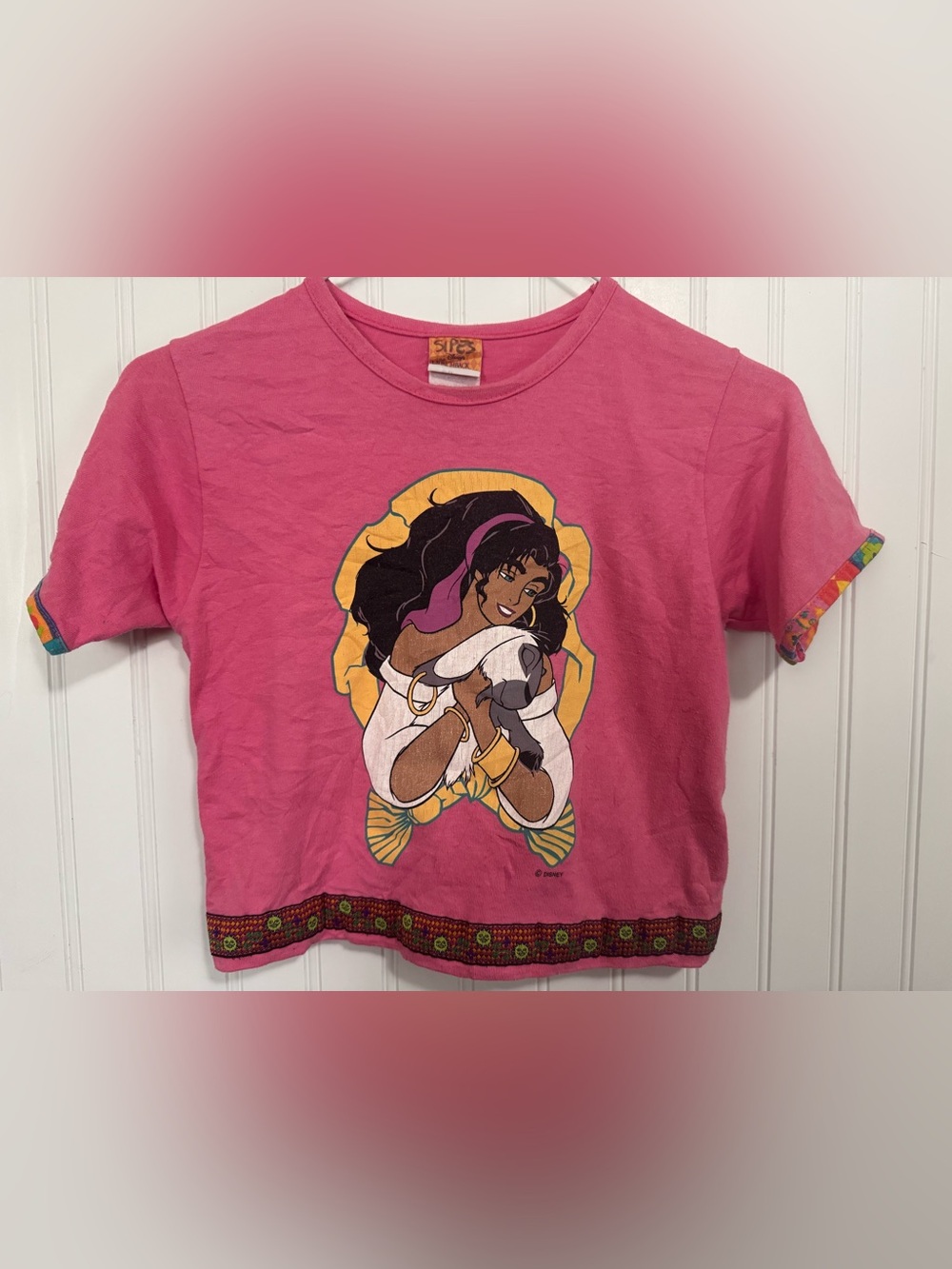 Vintage 90s Disney Hunchback of Notre Dame Esmeralda Tee | Girls 8